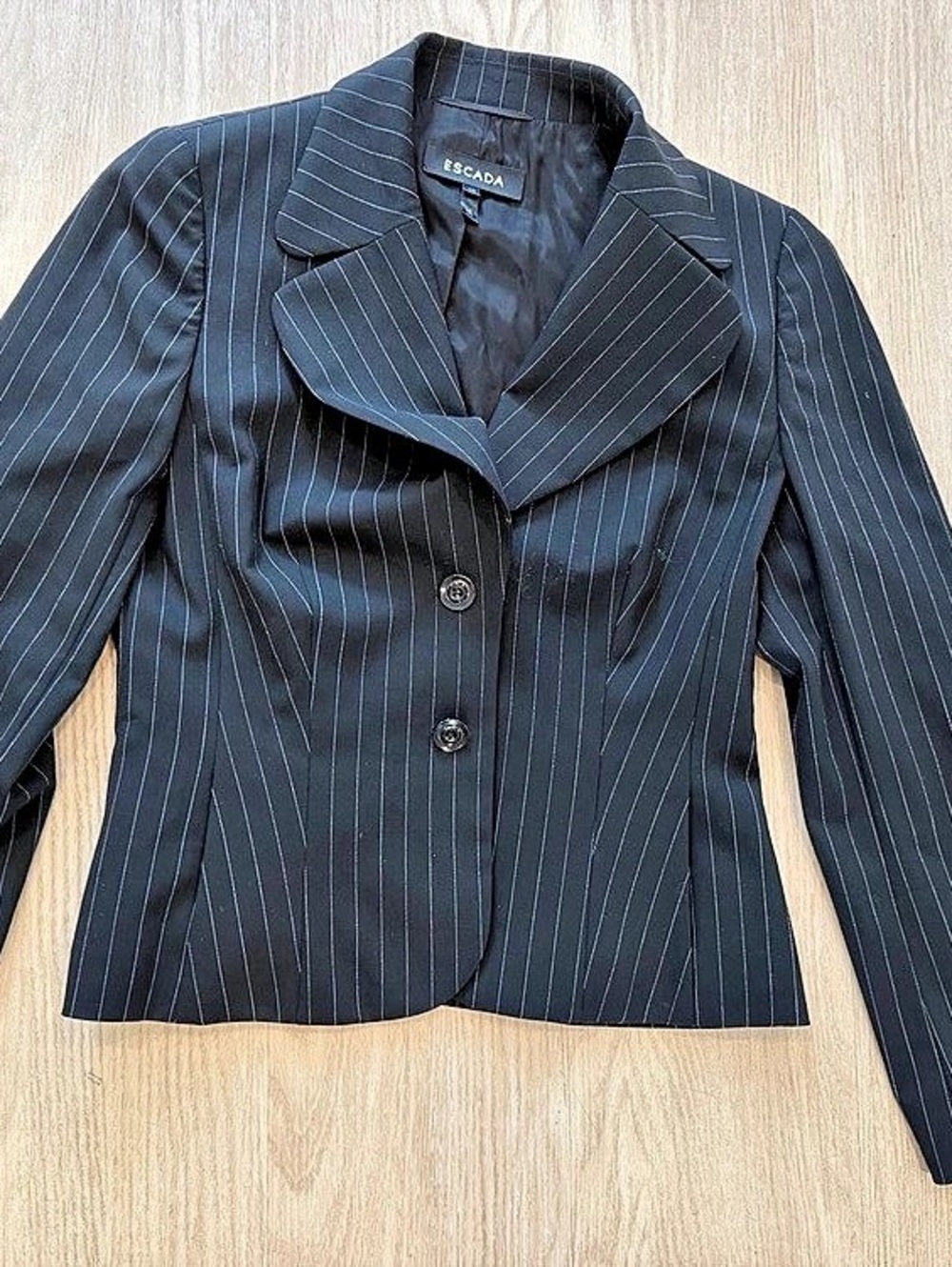 Escada Women's Pinstripe Blazer Size 38